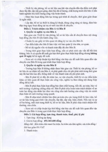 chuyển văn phòng